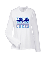Pueblo HS Cheer Stamp - Womens Performance Longsleeve