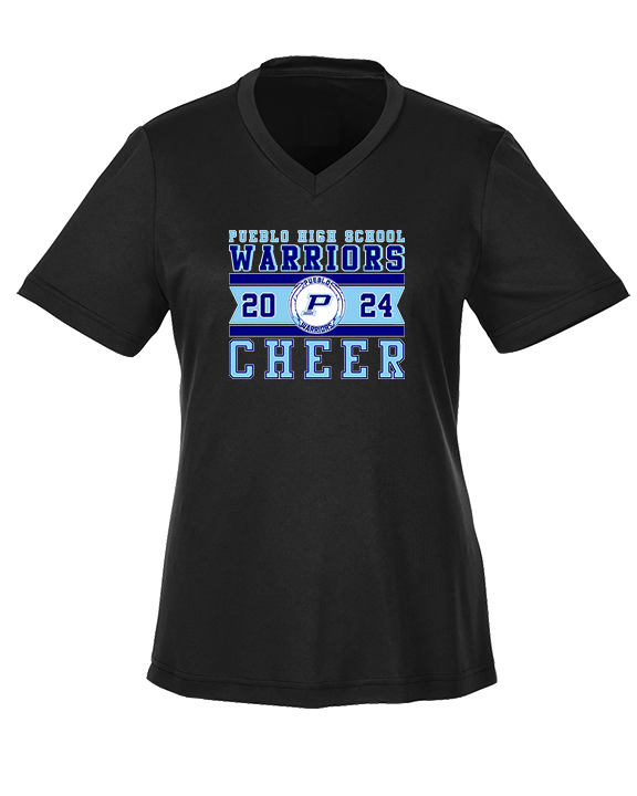 Pueblo HS Cheer Stamp - Womens Performance Shirt