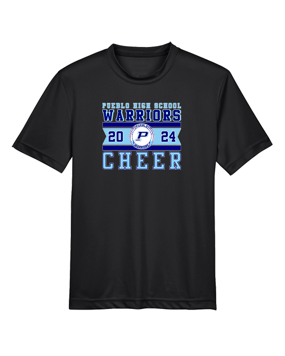Pueblo HS Cheer Stamp - Youth Performance Shirt