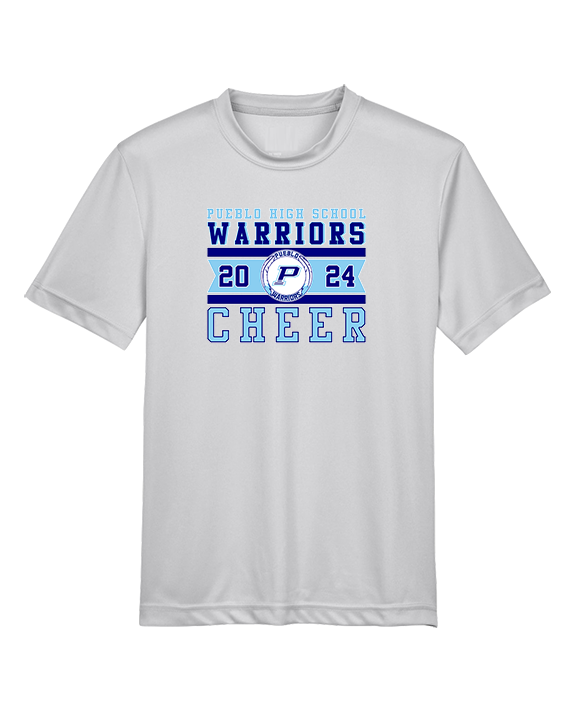 Pueblo HS Cheer Stamp - Youth Performance Shirt