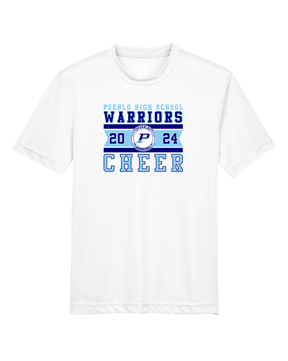Pueblo HS Cheer Stamp - Youth Performance Shirt