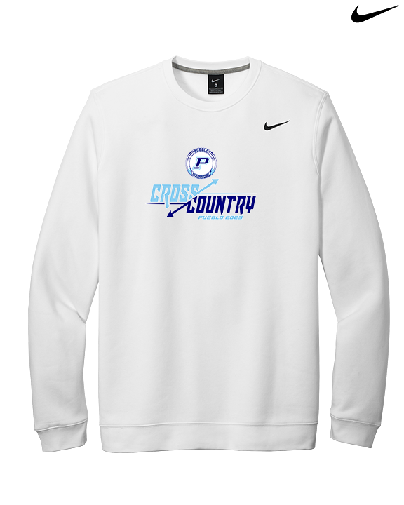 Pueblo HS Cross Country Arrows 25 - Mens Nike Crewneck
