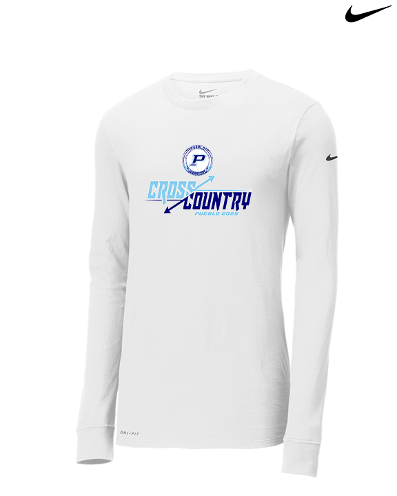 Pueblo HS Cross Country Arrows 25 - Mens Nike Longsleeve