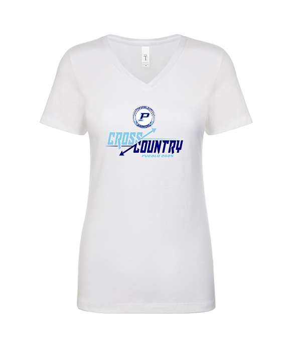 Pueblo HS Cross Country Arrows 25 - Womens Vneck