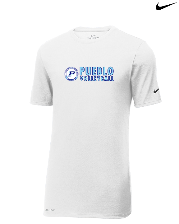 Pueblo HS Girls Volleyball Basic - Mens Nike Cotton Poly Tee