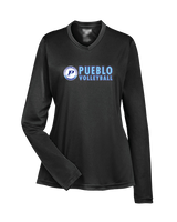 Pueblo HS Girls Volleyball Basic - Womens Performance Longsleeve