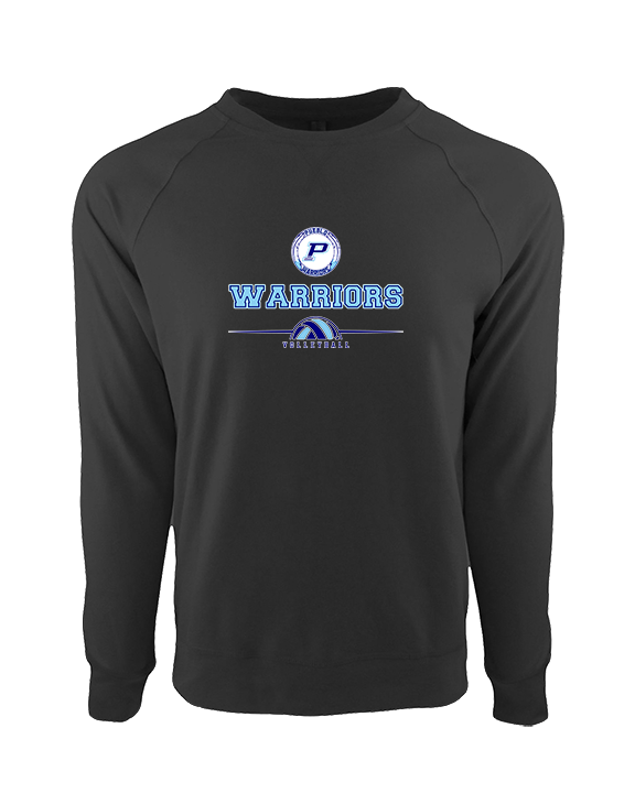 Pueblo HS Girls Volleyball Half Vball - Crewneck Sweatshirt
