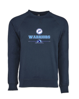 Pueblo HS Girls Volleyball Half Vball - Crewneck Sweatshirt