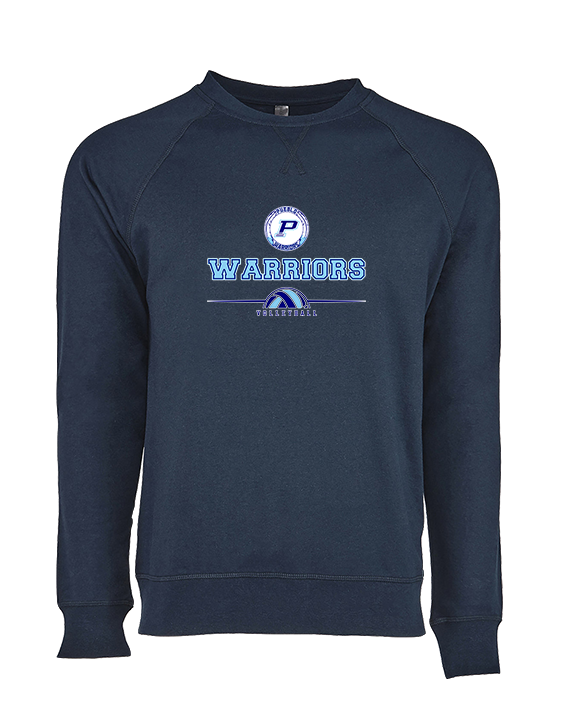 Pueblo HS Girls Volleyball Half Vball - Crewneck Sweatshirt