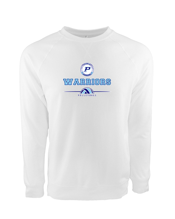 Pueblo HS Girls Volleyball Half Vball - Crewneck Sweatshirt