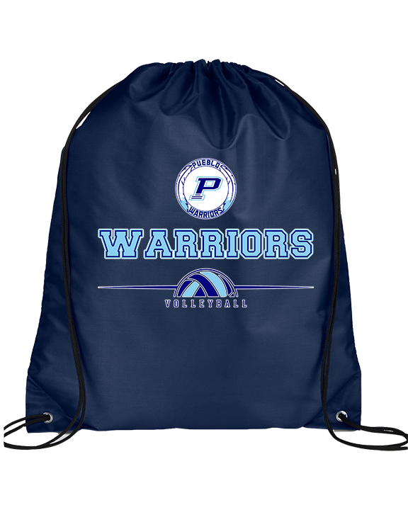 Pueblo HS Girls Volleyball Half Vball - Drawstring Bag
