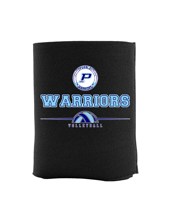 Pueblo HS Girls Volleyball Half Vball - Koozie
