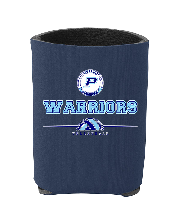 Pueblo HS Girls Volleyball Half Vball - Koozie