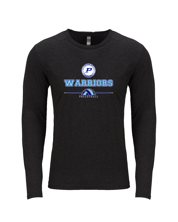 Pueblo HS Girls Volleyball Half Vball - Tri-Blend Long Sleeve