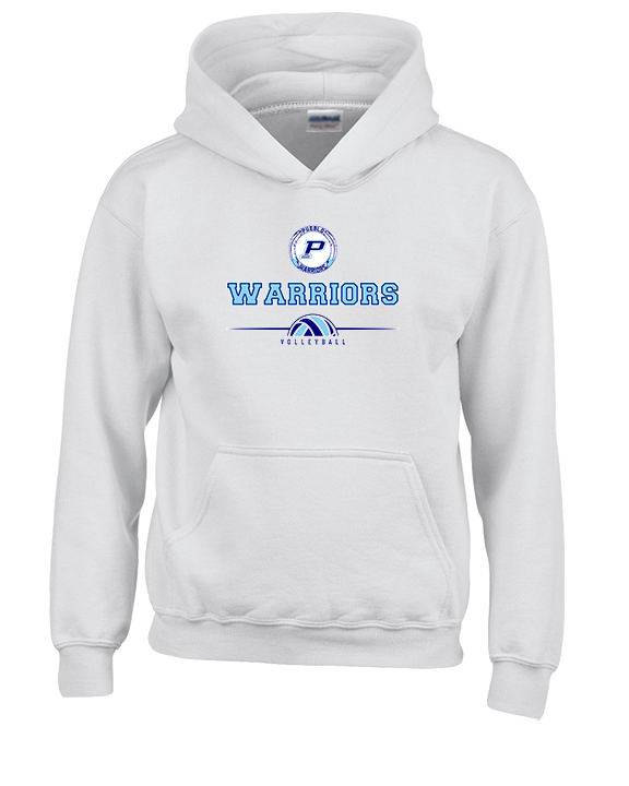 Pueblo HS Girls Volleyball Half Vball - Unisex Hoodie