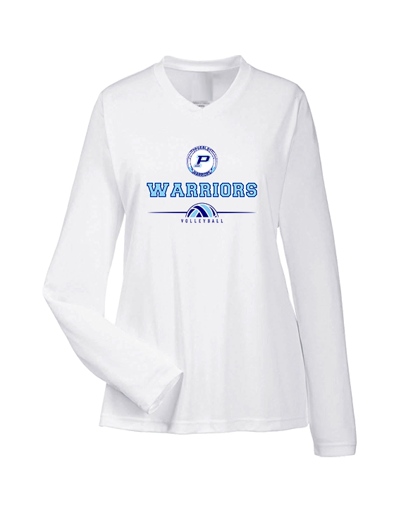 Pueblo HS Girls Volleyball Half Vball - Womens Performance Longsleeve