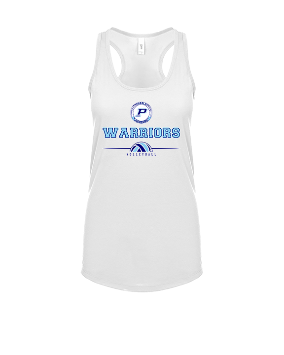 Pueblo HS Girls Volleyball Half Vball - Womens Tank Top