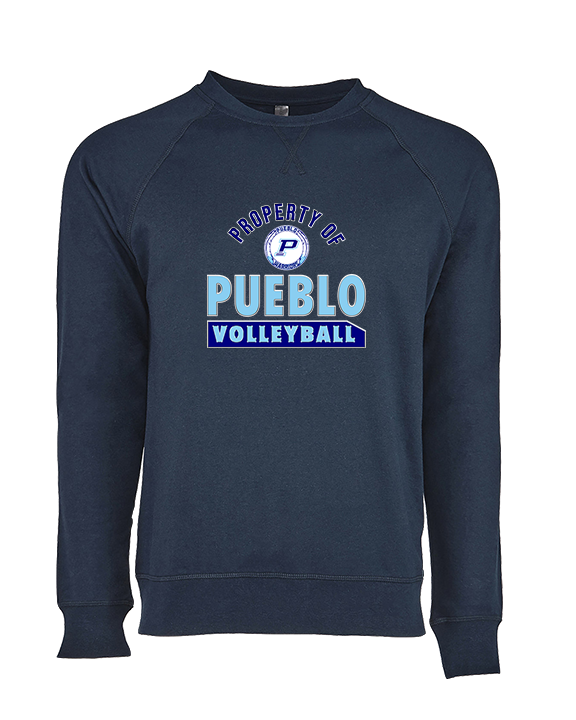 Pueblo HS Girls Volleyball Property - Crewneck Sweatshirt