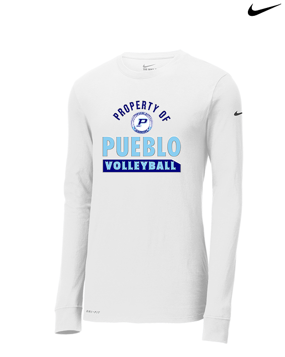 Pueblo HS Girls Volleyball Property - Mens Nike Longsleeve
