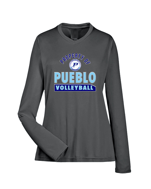 Pueblo HS Girls Volleyball Property - Womens Performance Longsleeve