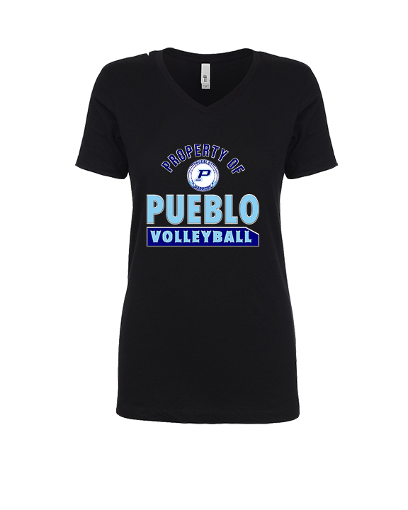 Pueblo HS Girls Volleyball Property - Womens Vneck