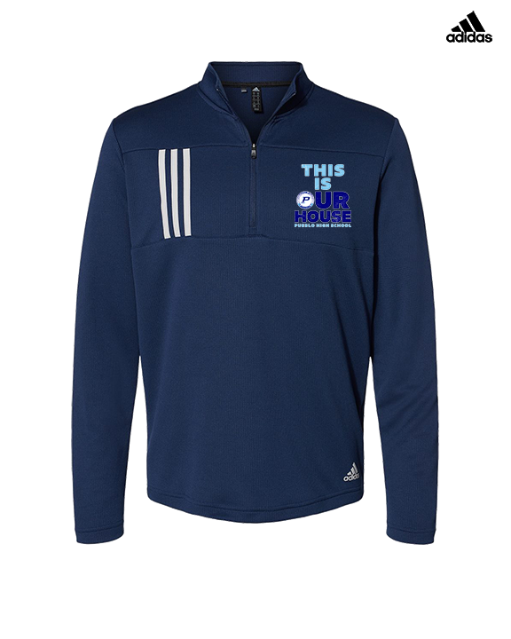 Pueblo HS Girls Volleyball TIOH - Mens Adidas Quarter Zip