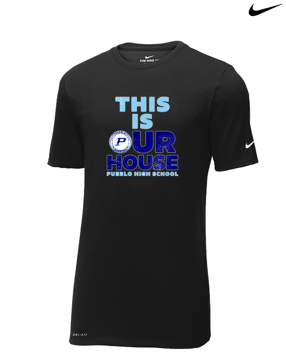 Pueblo HS Girls Volleyball TIOH - Mens Nike Cotton Poly Tee