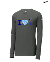 Pueblo HS Pom I Heart Pom - Mens Nike Longsleeve