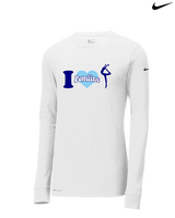 Pueblo HS Pom I Heart Pom - Mens Nike Longsleeve