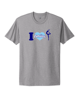 Pueblo HS Pom I Heart Pom - Mens Select Cotton T-Shirt