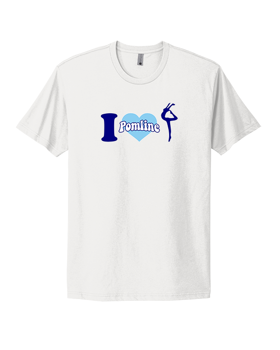 Pueblo HS Pom I Heart Pom - Mens Select Cotton T-Shirt