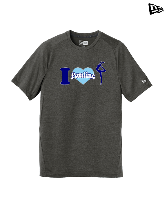 Pueblo HS Pom I Heart Pom - New Era Performance Shirt