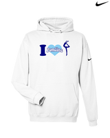 Pueblo HS Pom I Heart Pom - Nike Club Fleece Hoodie