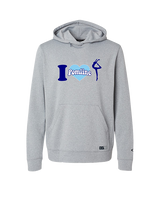 Pueblo HS Pom I Heart Pom - Oakley Performance Hoodie