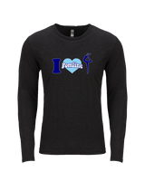Pueblo HS Pom I Heart Pom - Tri-Blend Long Sleeve