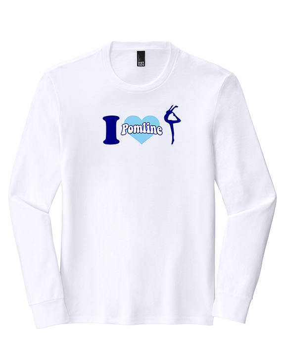 Pueblo HS Pom I Heart Pom - Tri-Blend Long Sleeve