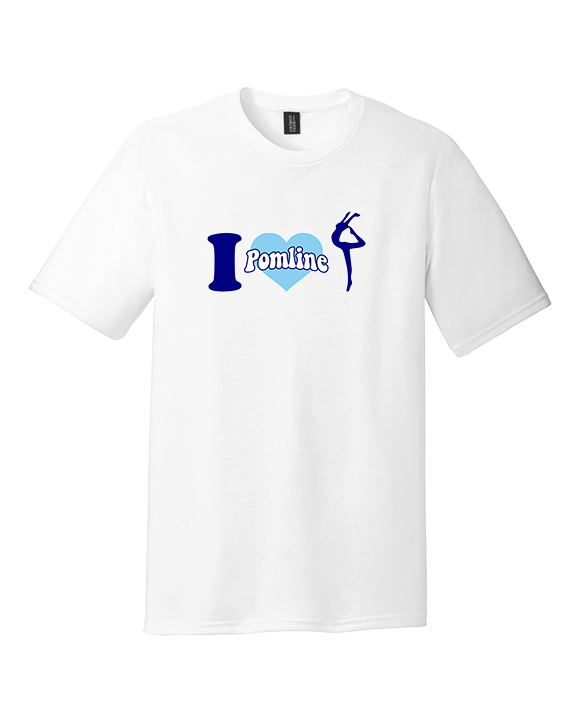 Pueblo HS Pom I Heart Pom - Tri-Blend Shirt