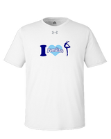 Pueblo HS Pom I Heart Pom - Under Armour Mens Team Tech T-Shirt