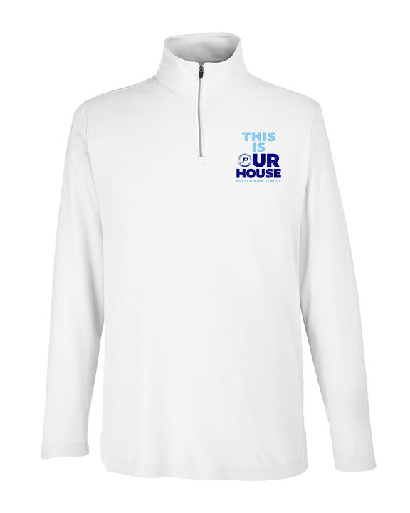 Pueblo HS Pom TIOH - Mens Quarter Zip