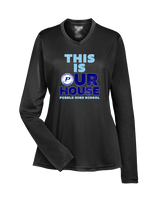 Pueblo HS Pom TIOH - Womens Performance Longsleeve
