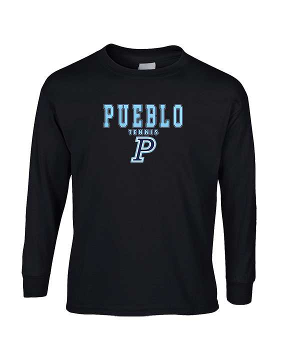 Pueblo HS Tennis Block - Cotton Longsleeve