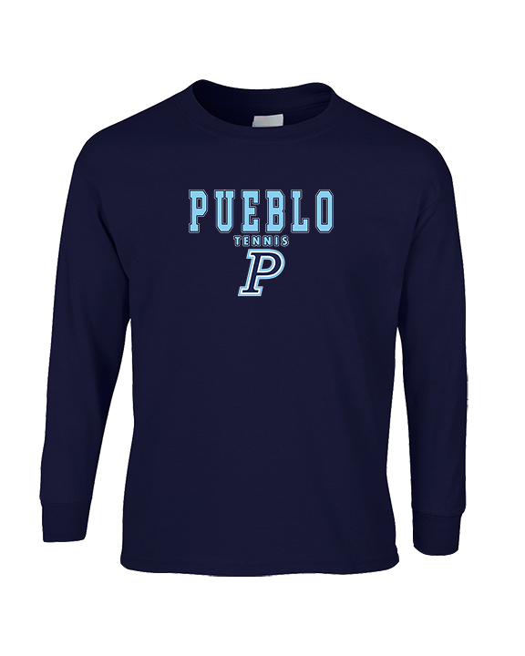 Pueblo HS Tennis Block - Cotton Longsleeve