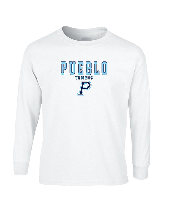 Pueblo HS Tennis Block - Cotton Longsleeve
