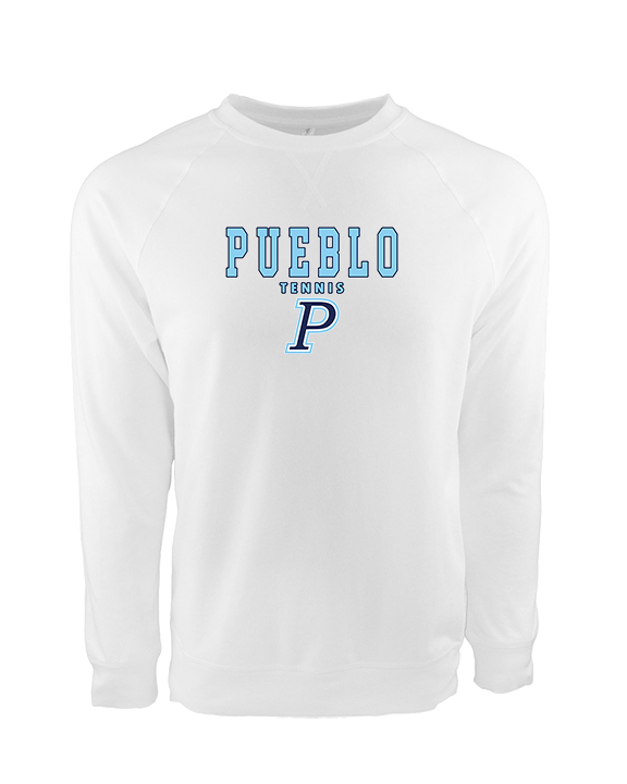 Pueblo HS Tennis Block - Crewneck Sweatshirt