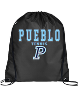 Pueblo HS Tennis Block - Drawstring Bag