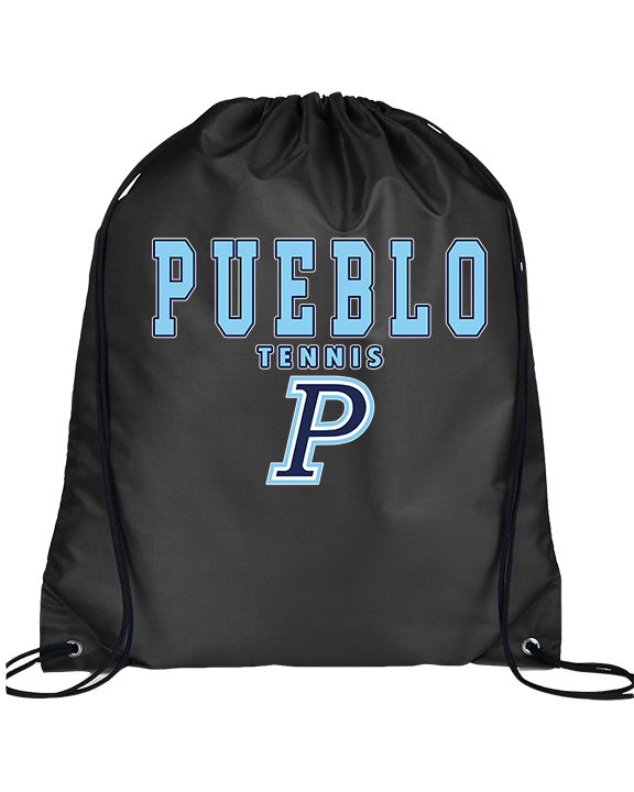 Pueblo HS Tennis Block - Drawstring Bag