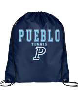 Pueblo HS Tennis Block - Drawstring Bag