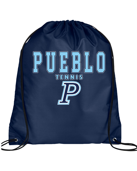 Pueblo HS Tennis Block - Drawstring Bag