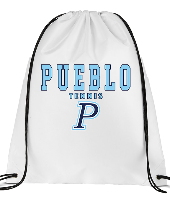Pueblo HS Tennis Block - Drawstring Bag