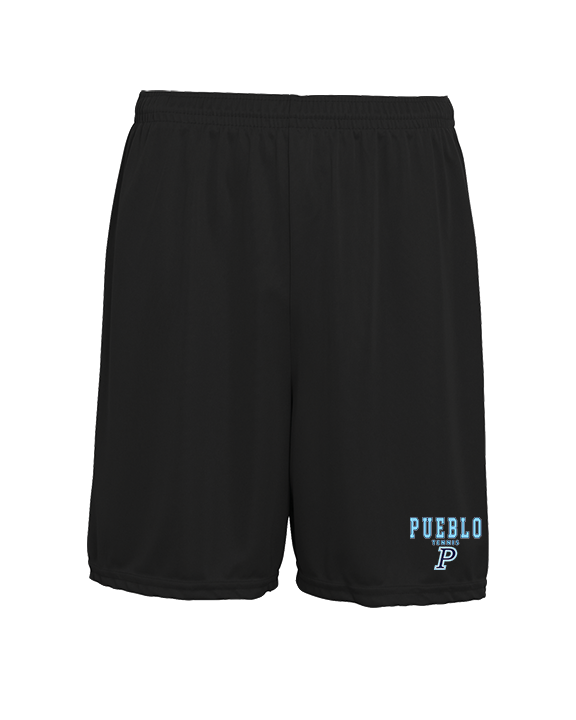 Pueblo HS Tennis Block - Mens 7inch Training Shorts